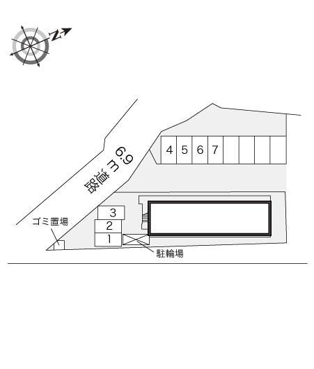 湖畔平(19429)の駐車配置図