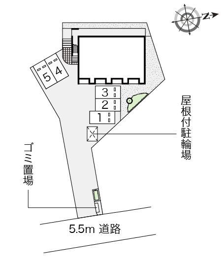 RIN(54647)の駐車配置図