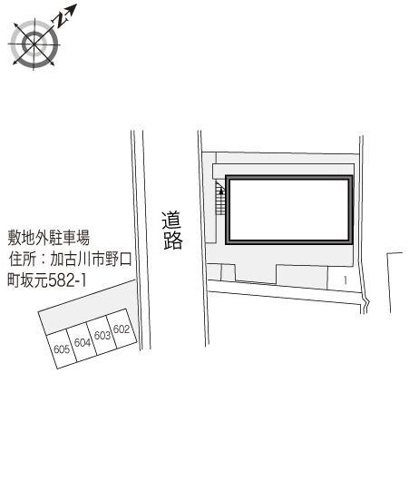 FUJIWARA(13307)の駐車配置図