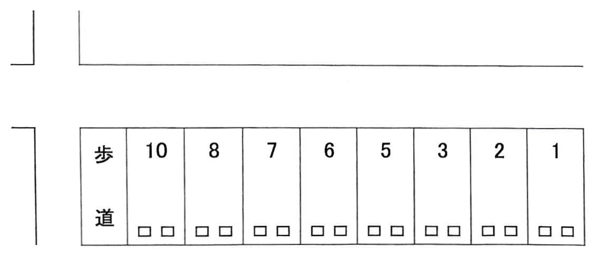 南新保Jパーキングの駐車配置図