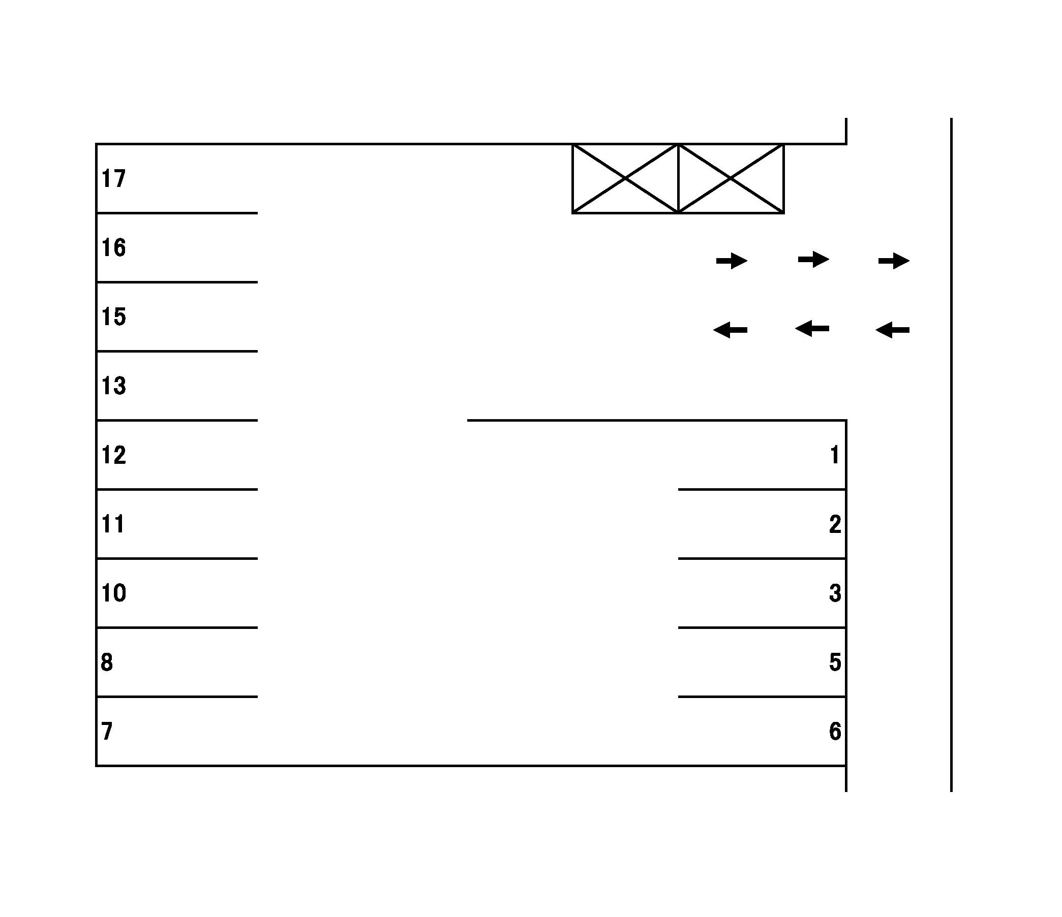 J-151の駐車配置図
