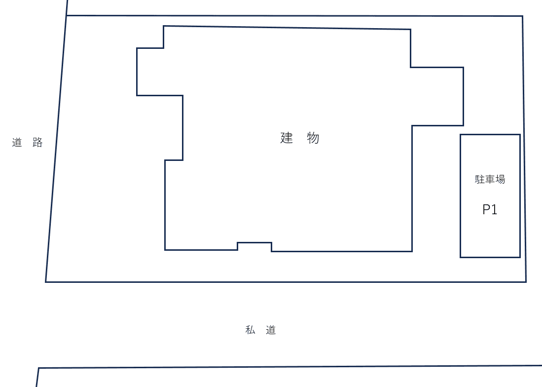ベルグレードSKの駐車配置図