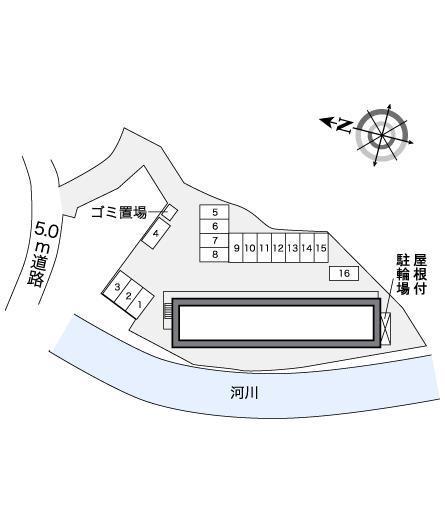 HANATAKA(26084)の駐車配置図