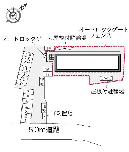ALTAⅤ(34104)の駐車配置図