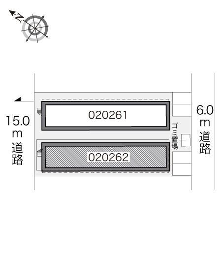 F&T Ⅱ(20262)の駐車配置図