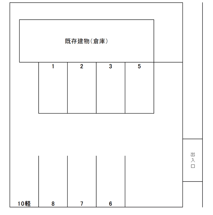 000193の駐車配置図