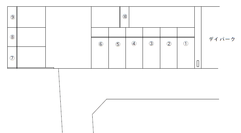 パーキング砂716の駐車配置図