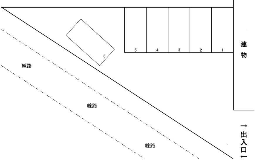 NKパーキングの駐車配置図