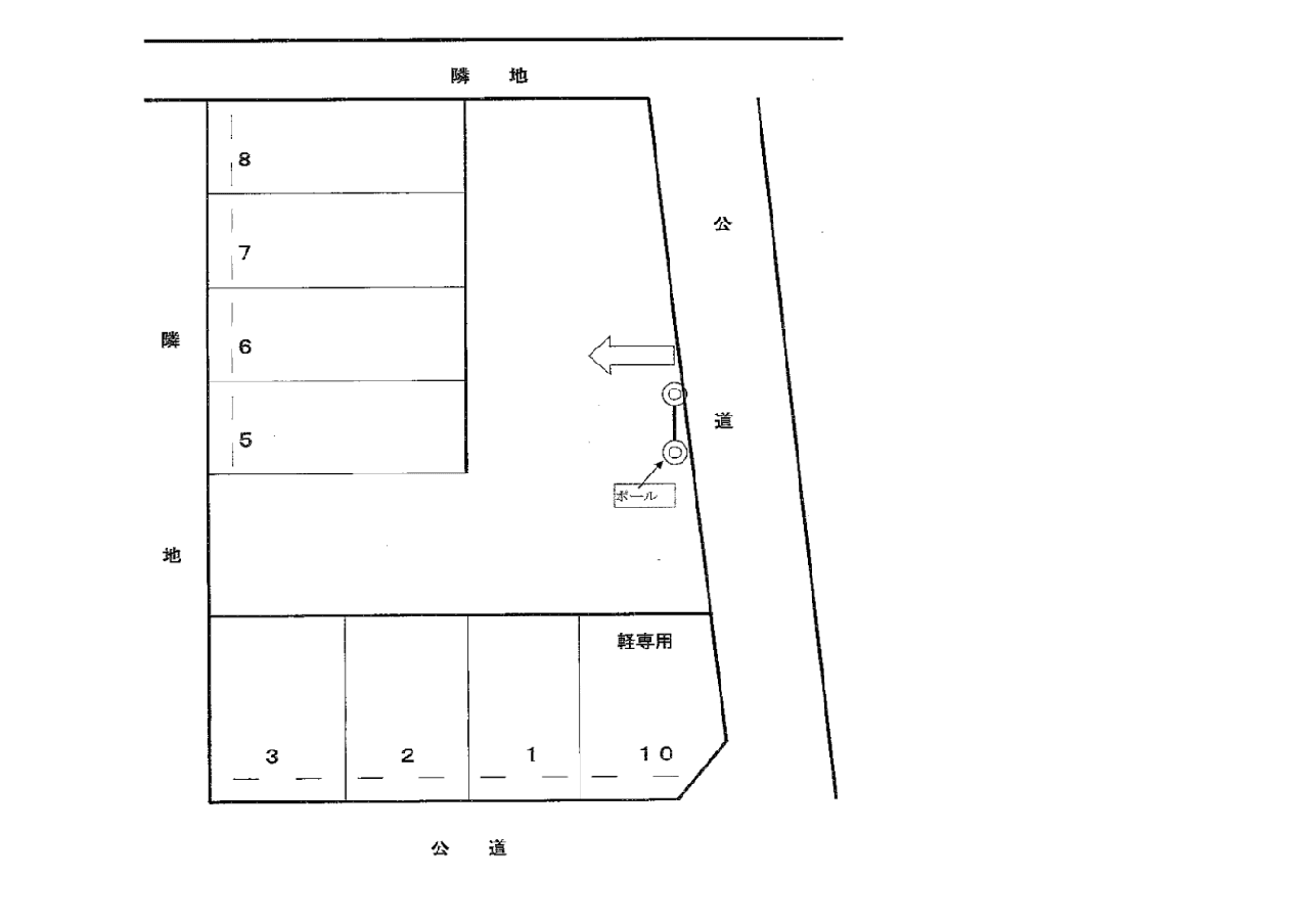 521の駐車配置図
