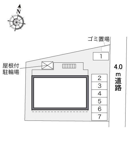 しゃら(33434)の駐車配置図