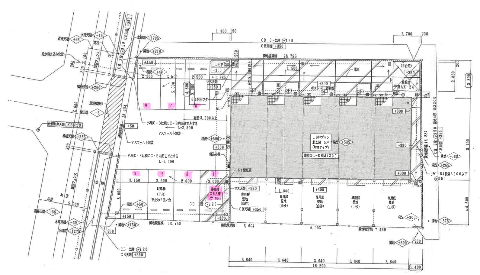 DUP ELKの駐車配置図