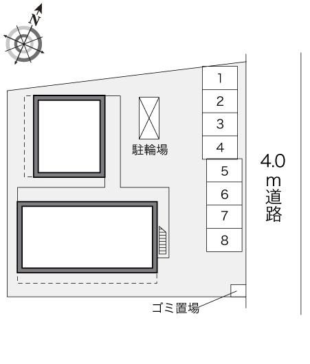 カンピオーネ(23201)の駐車配置図