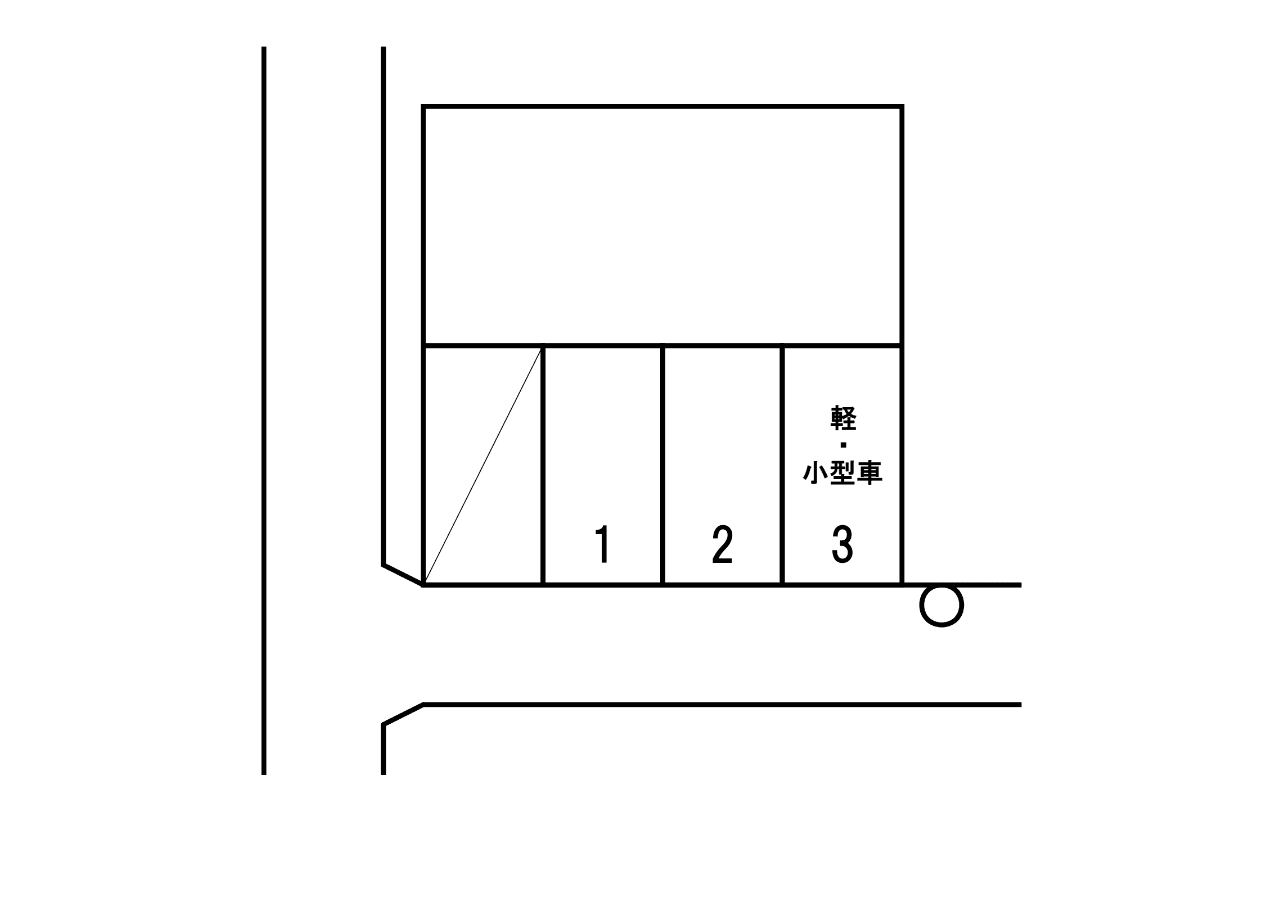 吉野駐車場の駐車配置図
