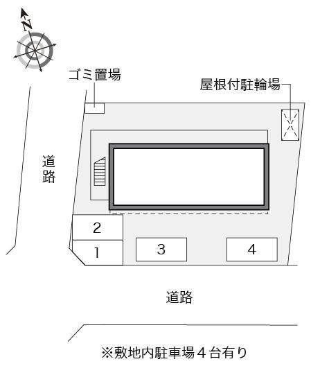 サクラパーク(21724)の駐車配置図