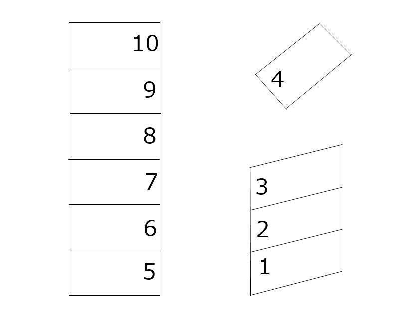 オートスクウェアー甲突の駐車配置図