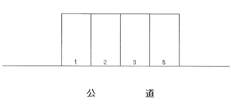 渡辺駐車場の駐車配置図