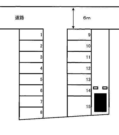 MYパーキングⅡの駐車配置図
