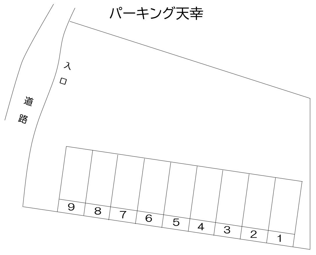 パーキング天幸の駐車配置図