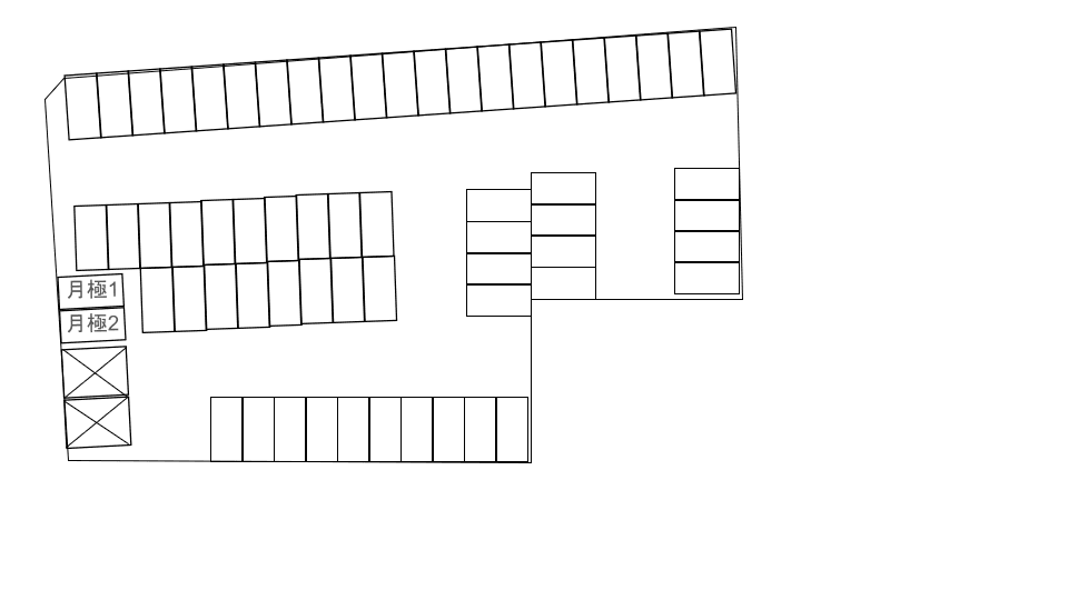 古河第二の駐車配置図