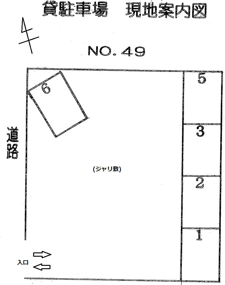 犬山-49の駐車配置図