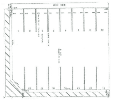 二の宮SパーキングⅡの駐車配置図