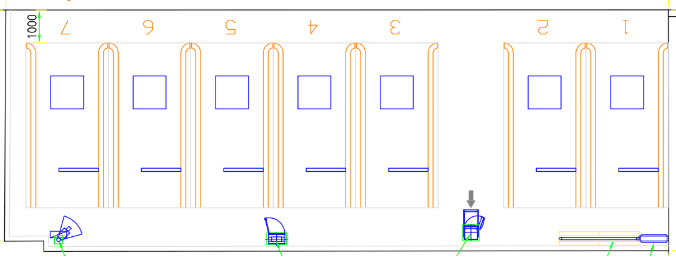 ザ・パーク那加西野町第2の駐車配置図