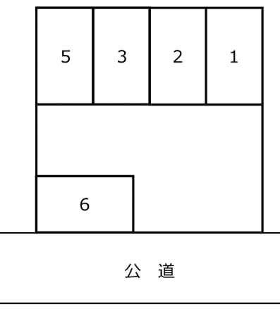 日の出駐車場の駐車配置図