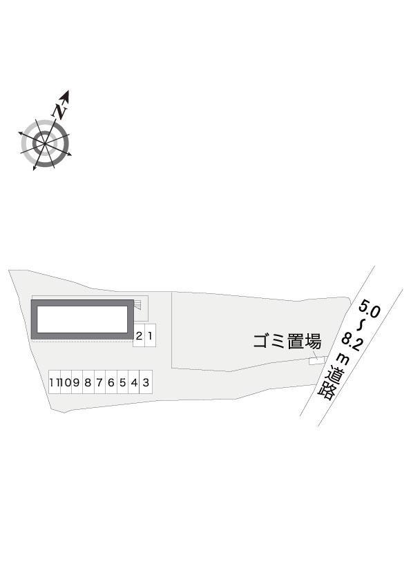 弥勒寺(20010)の駐車配置図