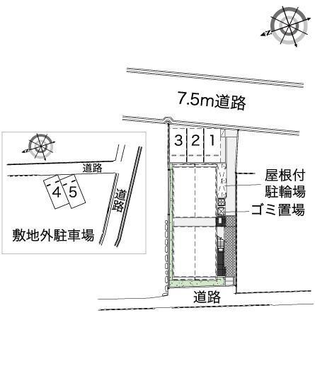 ワイズドルチェ(43596)の駐車配置図