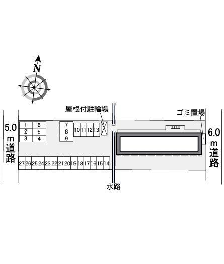 アネックスⅠ(38816)の駐車配置図