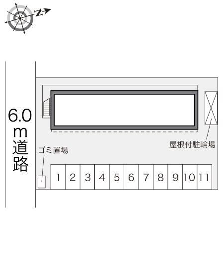 アンビシャス(23453)の駐車配置図