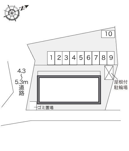 水と緑の公園(21269)の駐車配置図
