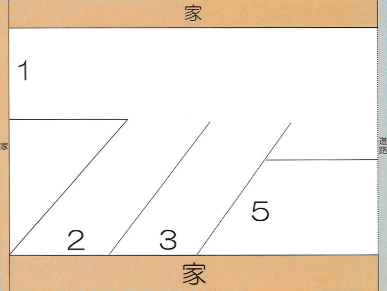 さくらぎパーキングⅡの駐車配置図