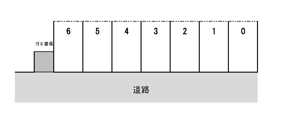 芹ヶ谷レジデンス駐車場の駐車配置図