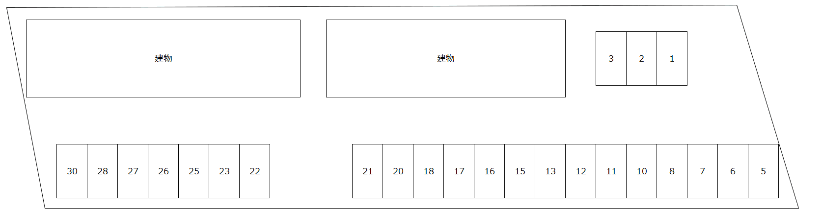 StarSweet 6th Aの駐車配置図