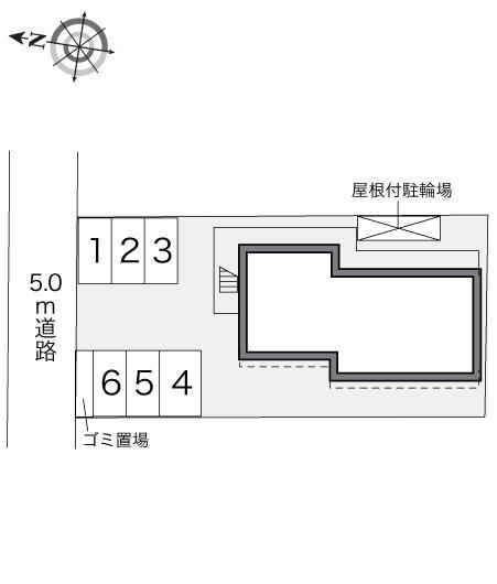 ヴィーブル呉服町(33531)の駐車配置図