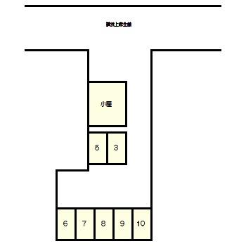 小金井駐車場の駐車配置図