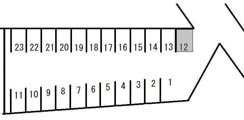 根本2丁目駐車場の駐車配置図