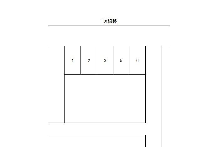 みさと栄1丁目駐車場の駐車配置図