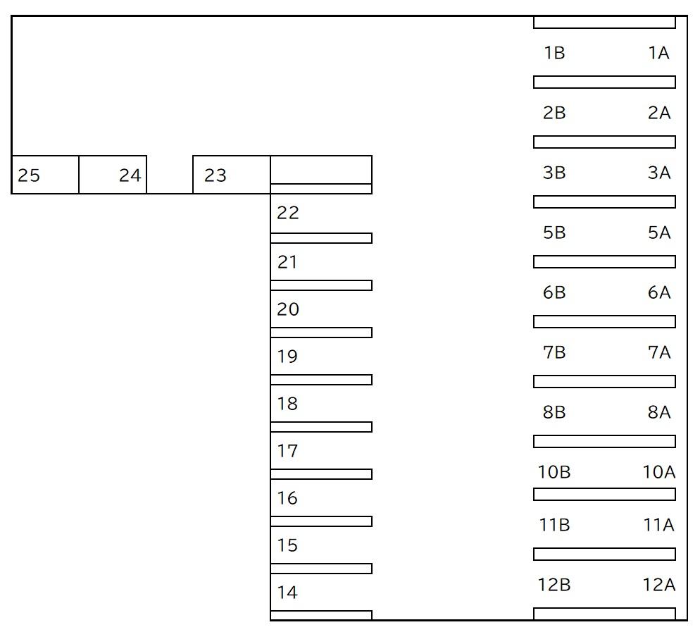 (49) 米本駐車場の駐車配置図