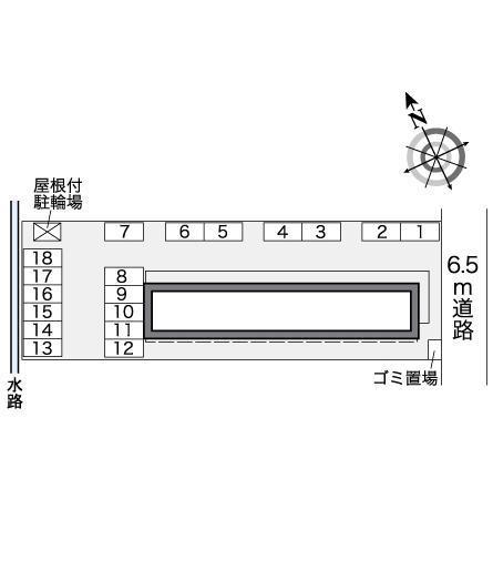 チアフル プレイン(25619)の駐車配置図