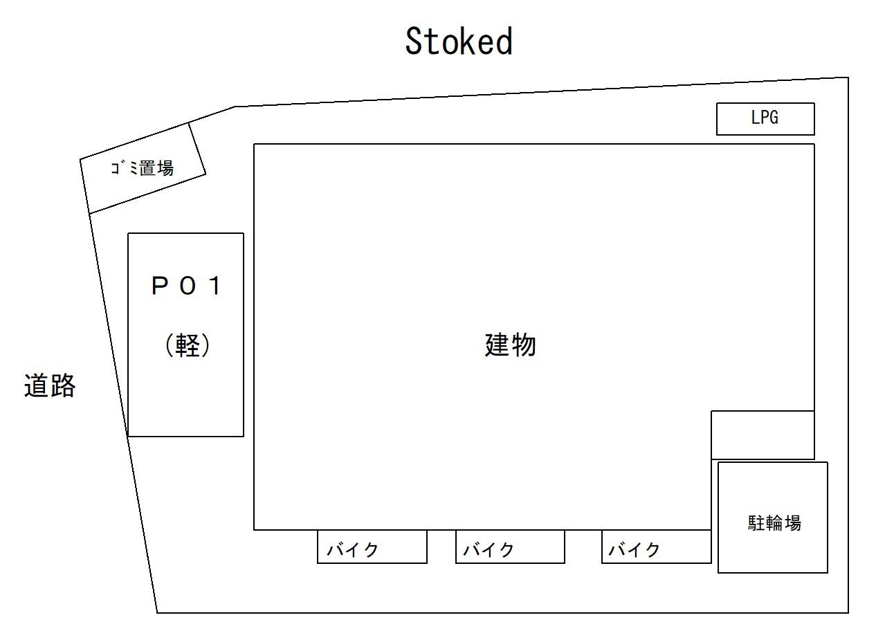 Stokedの駐車配置図