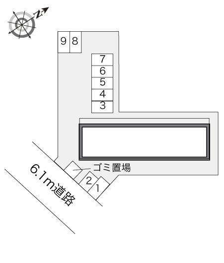 RiverSide(23303)の駐車配置図