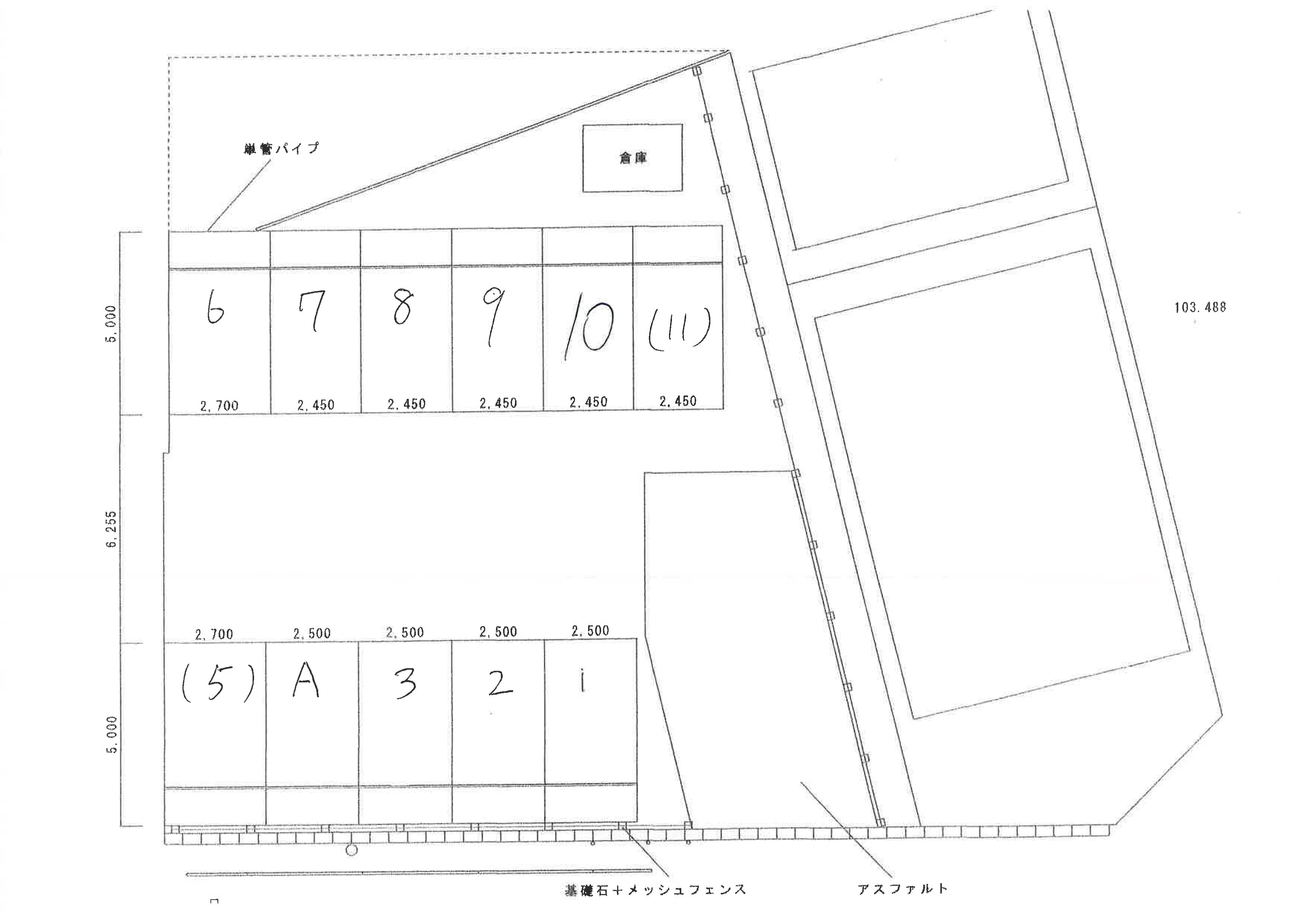 s-63の駐車配置図