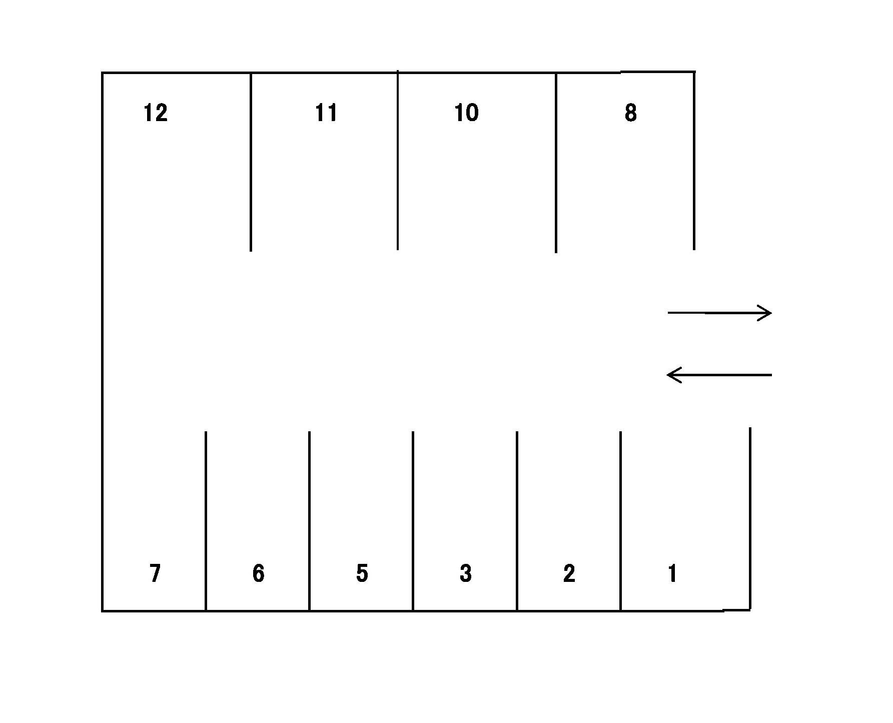 J-113の駐車配置図