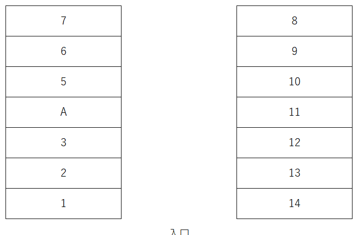 s-61の駐車配置図