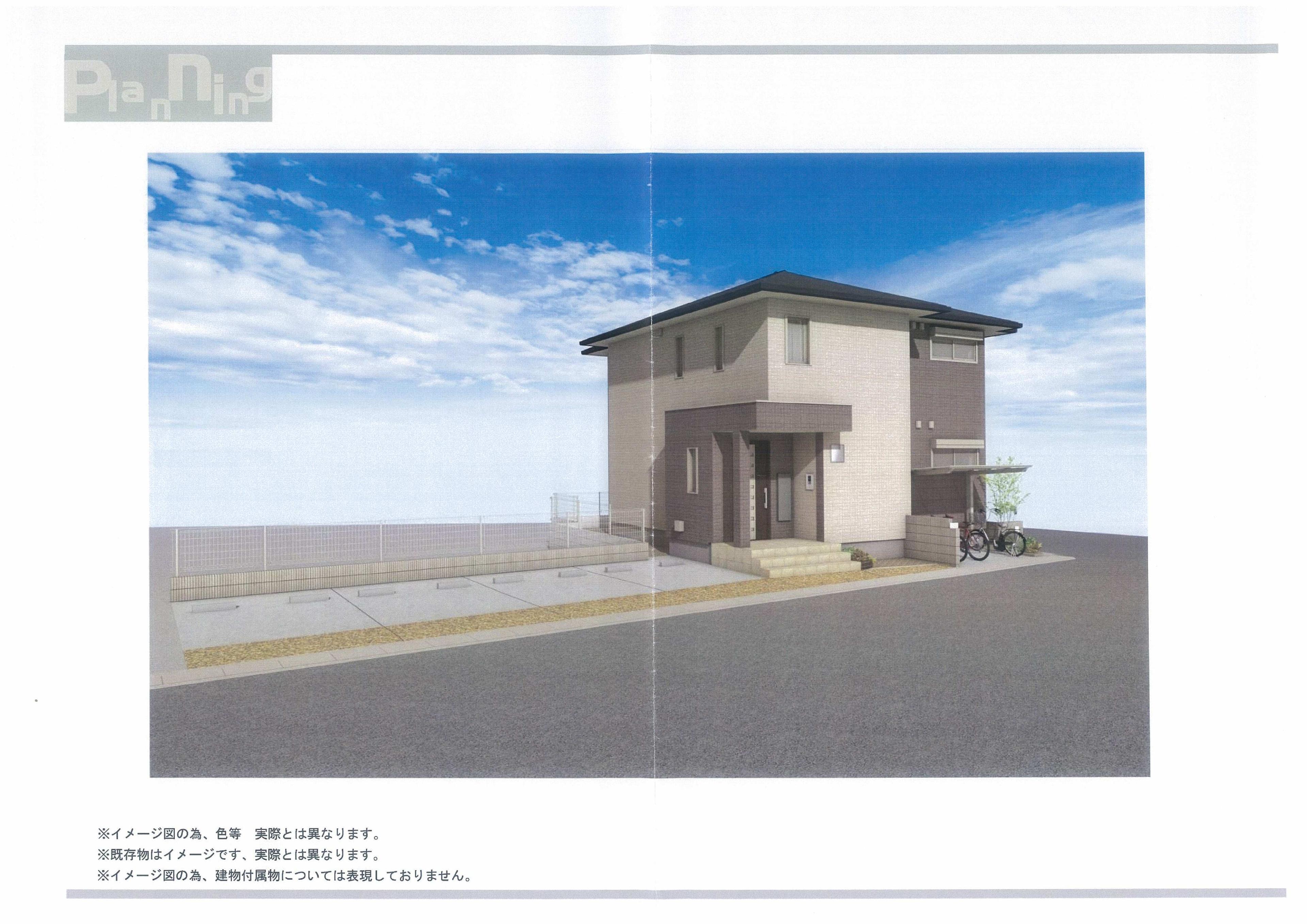 ユアメゾン角社の外観・駐車場イメージ2枚目