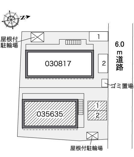 城山Ⅱ(35635)の駐車配置図