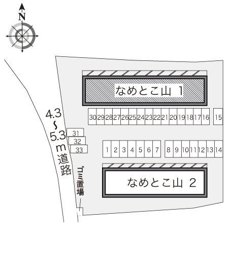 なめとこ山 1(20788)の駐車配置図