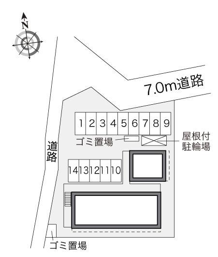 のぞみⅡ(28189)の駐車配置図